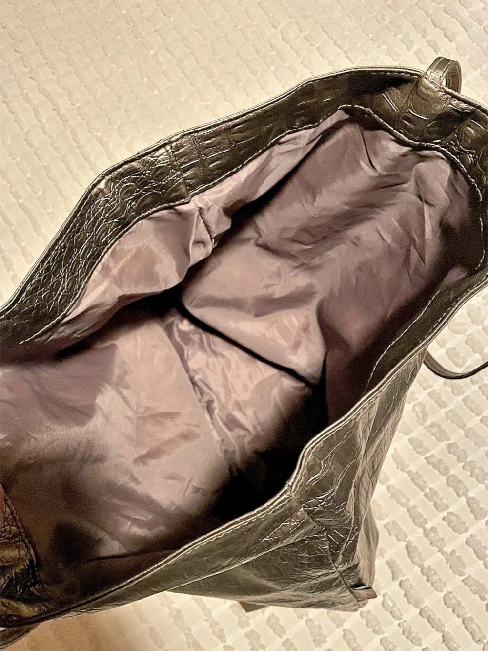 Canyon Ranch Croc-Embossed Medium Tote - Picture 4 of 5